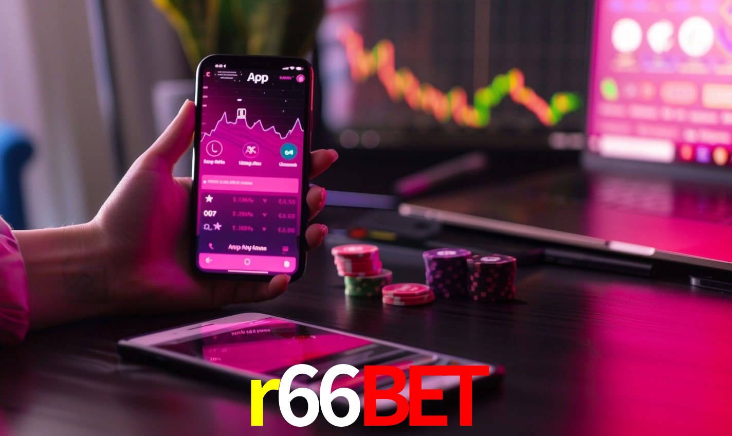 Comparação APP mobile vs versão web da r66bet